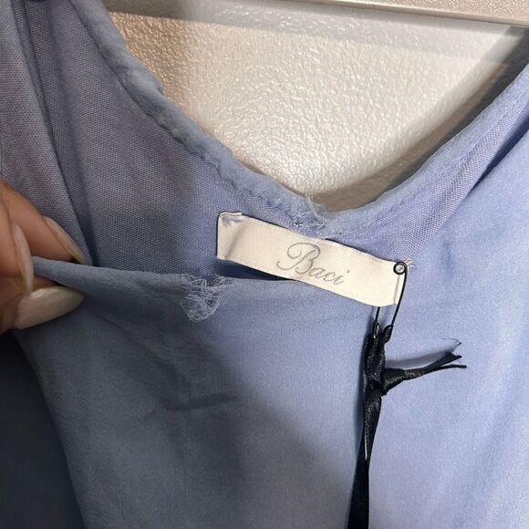 Back Illusion Flounce Dress - Picture 3 of 5